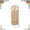 Glitzhome® 34.25" Wooden Natural Christmas Sleigh Porch Decor
